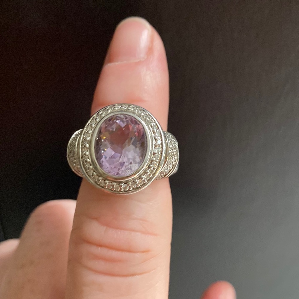 John hardy batu mata amethyst ring